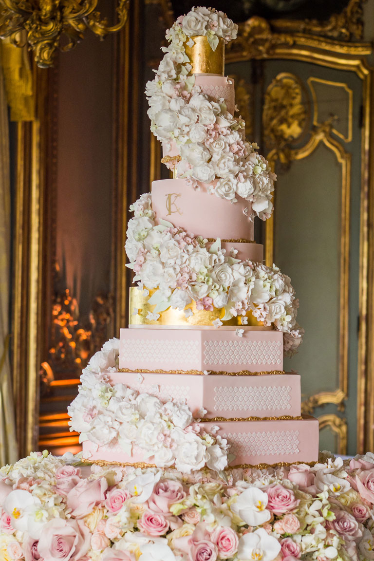 GC Couture 10 Tier Luxury Wedding Cake At Cliveden House, A Very British Country House