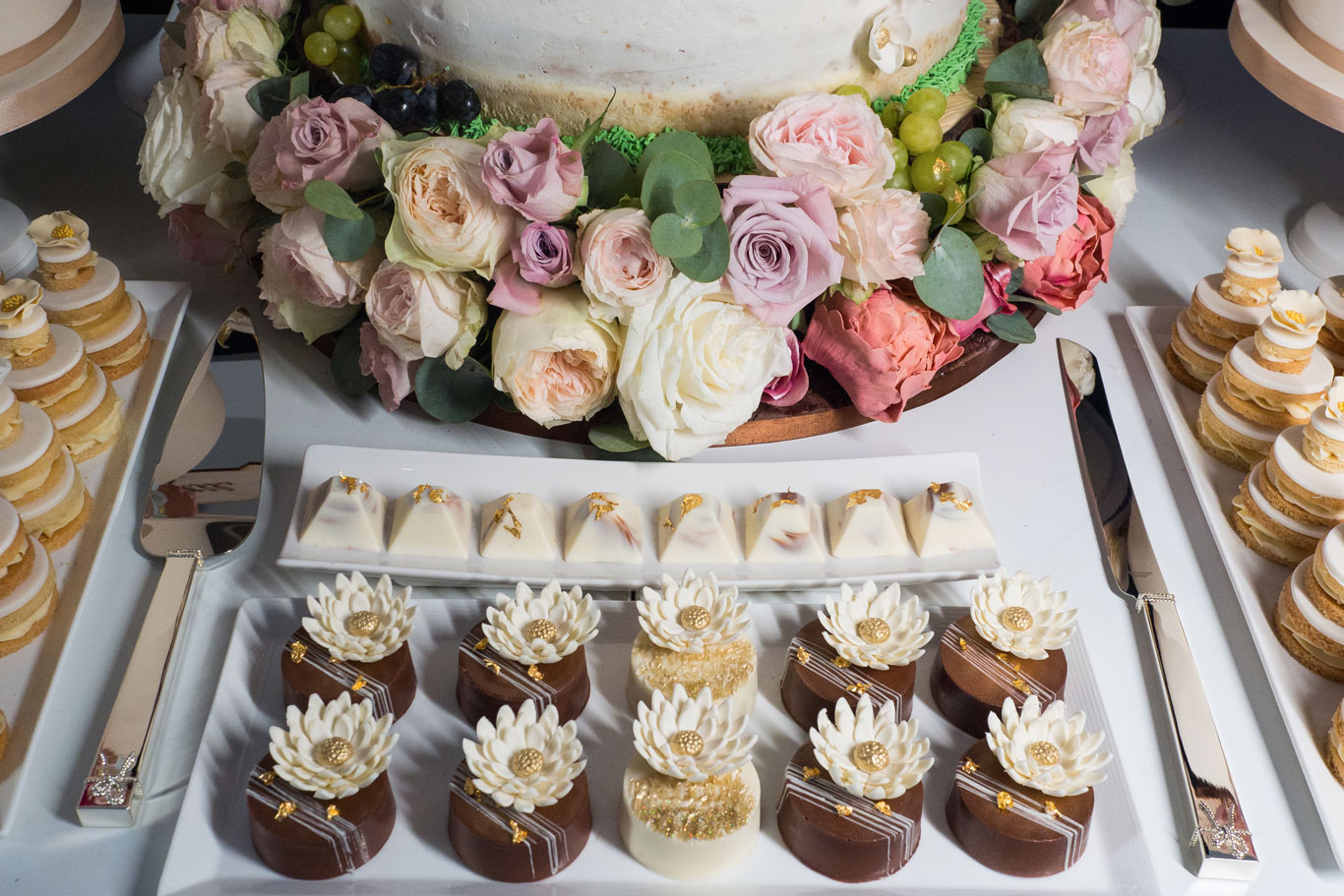 GC Couture Luxury Wedding Dessert Table Indulgence Bar Closeup