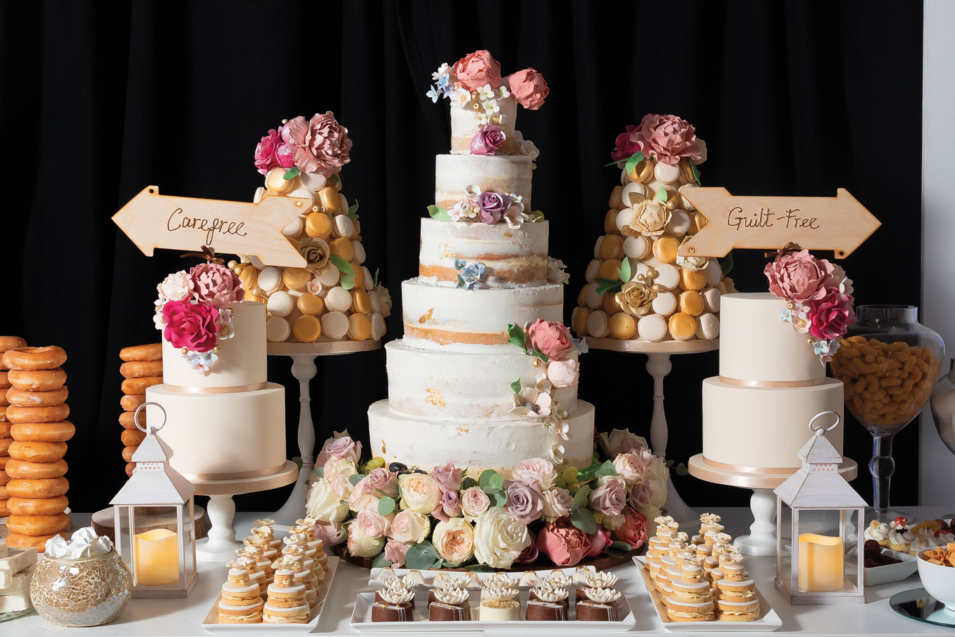 GC Couture Luxury Wedding Cake And Indulgence Bar