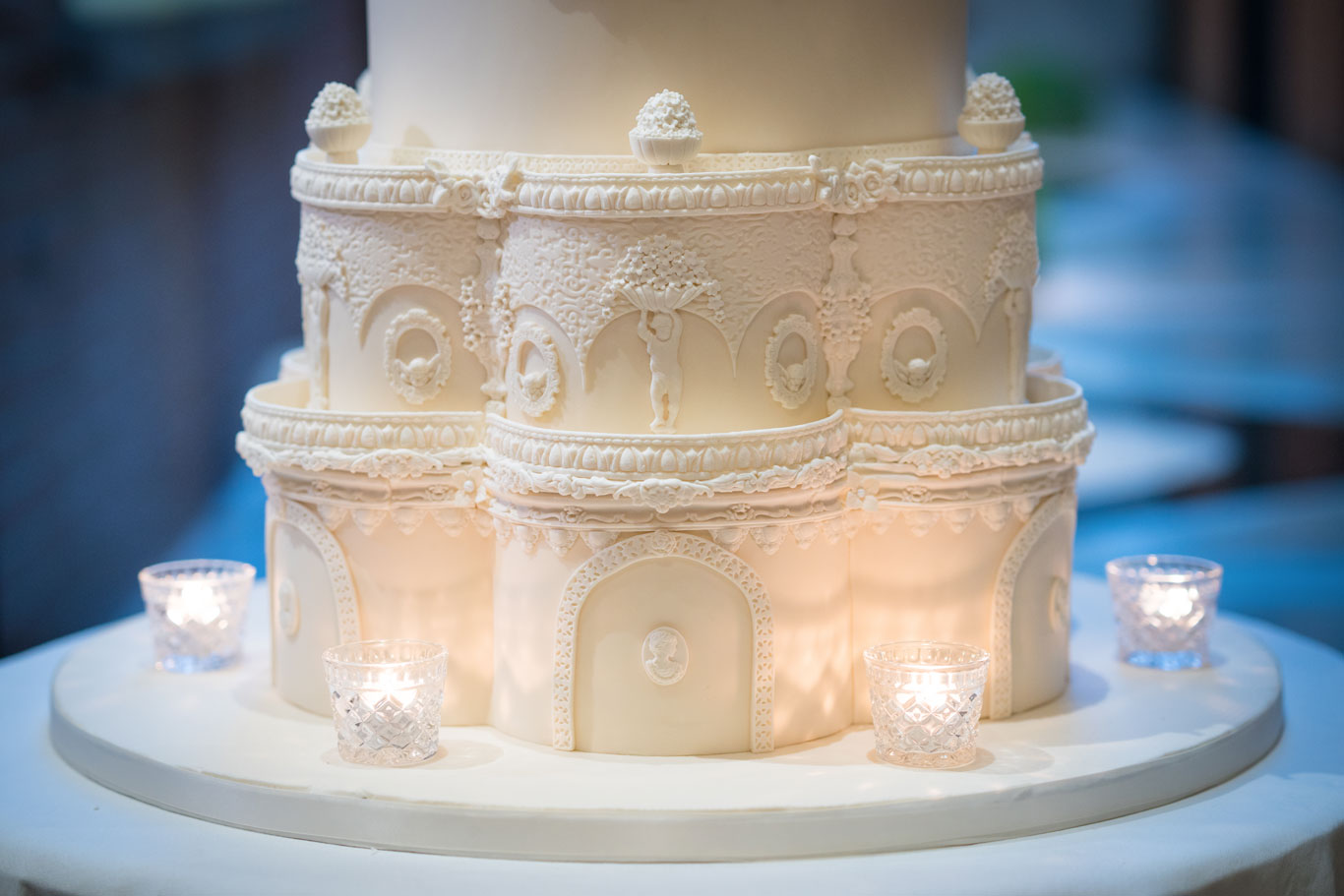 Luxury Wedding Cake Closeup at The Connaught by GC Couture, Mayfair