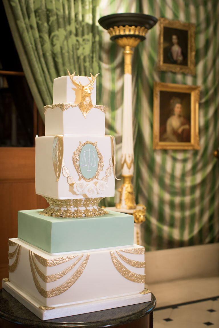 Luxury Wedding Cake At The Lanesborough Hotel, Knightsbridge by GC Couture